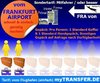 Flughafentransfer Worms 67549 WO bis Adresse von Frankfurt Flughafen FRA